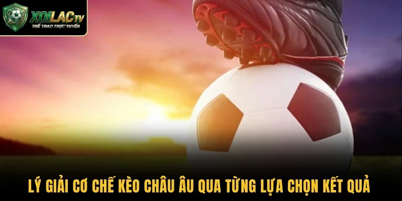 Lý giải cơ chế kèo châu Âu qua từng lựa chọn kết quả 